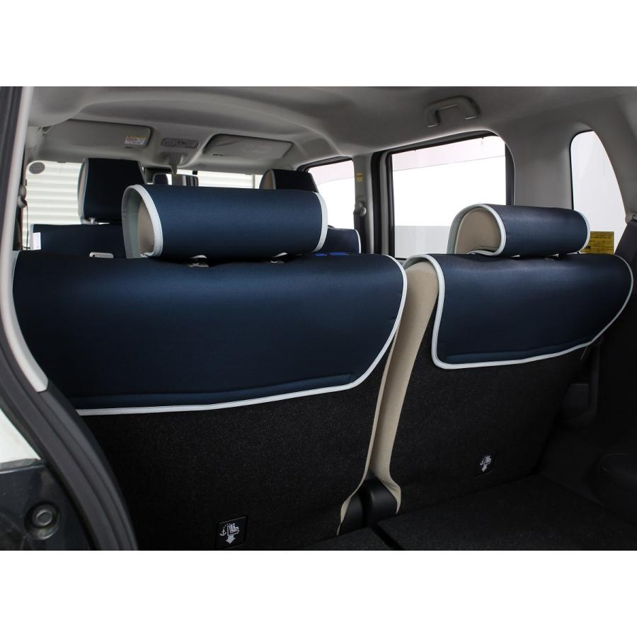 レビューで送料無料 シートカバー 後席用 簡単取付 軽自動車 コンパクト車 洗える エプロンタイプ リア用 汚れ防止 洗濯可能 北欧デザイン カー シートカバー ブルー 国産 Www Angkaalam Com