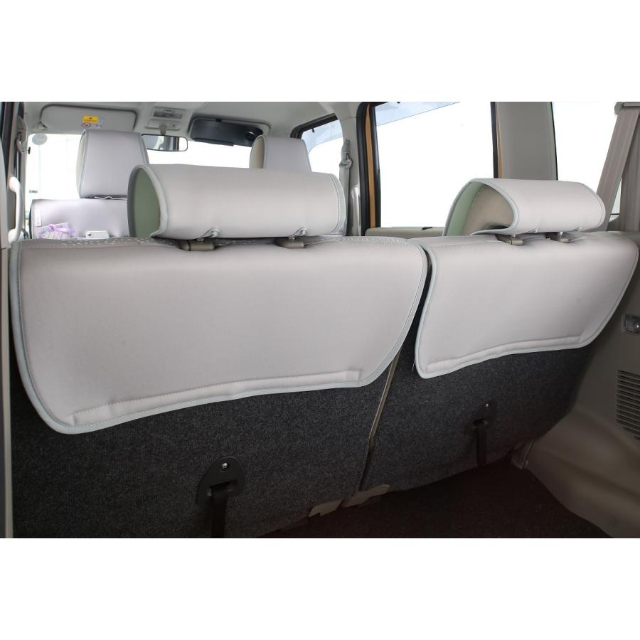 シートカバー 後席用 簡単取付 軽自動車 コンパクト車 洗える エプロンタイプ リア用 汚れ防止 洗濯可能 北欧デザイン カーシートカバー グレー Fw0 c Friscoway 通販 Yahoo ショッピング