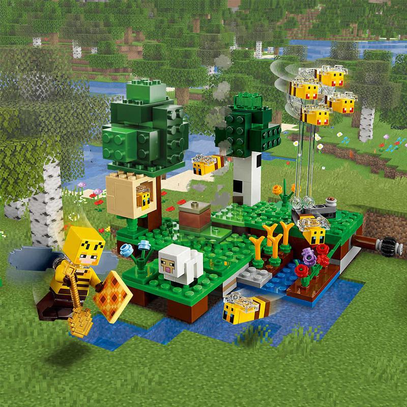 マインクラフト レゴ交換品 マインクラフト ミツバチの養蜂場 おもちゃ ブロック レゴ交換品 ミツバチ農場 養蜂家 養蜂場 送料無料 W Lgkk Frj商店 通販 Yahoo ショッピング