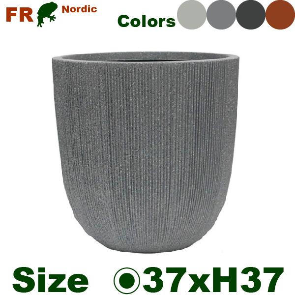 【法人宛限定商品】 ノルディックポット M PP花器（直径37cmxH37.5cm）（底穴なし）  鉢カバー ディスプレイ オフィス | 
