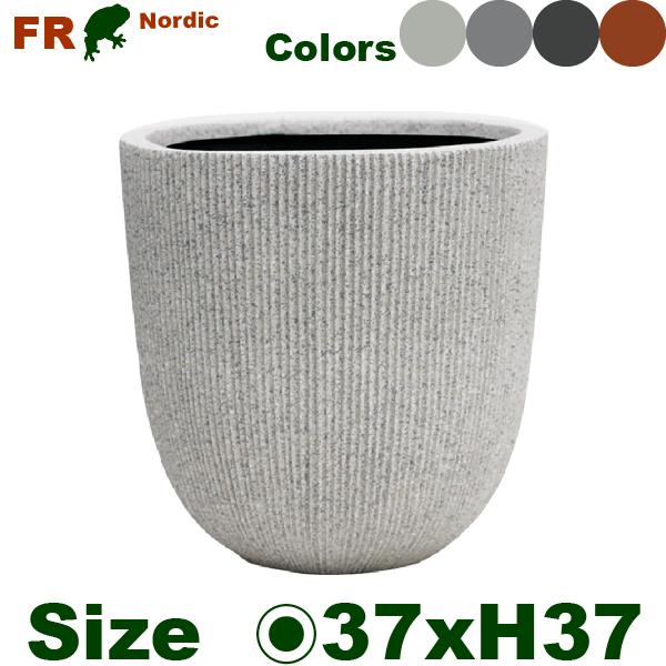 【法人宛限定商品】 ノルディックポット M PP花器（直径37cmxH37.5cm）（底穴なし）  鉢カバー ディスプレイ オフィス |  | 03