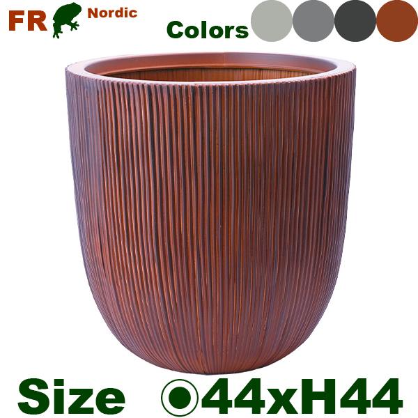 【法人宛限定商品】 ノルディックポット L PP花器（直径44cmxH44.5cm）（底穴なし）  鉢カバー ディスプレイ オフィス |  | 01
