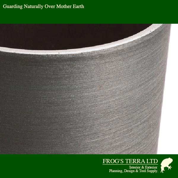 【法人宛限定商品】 FR シリンダー M FRP花器（直径28cmxH28cm）（底穴なし）  鉢カバー ディスプレイ オフィス |  | 03