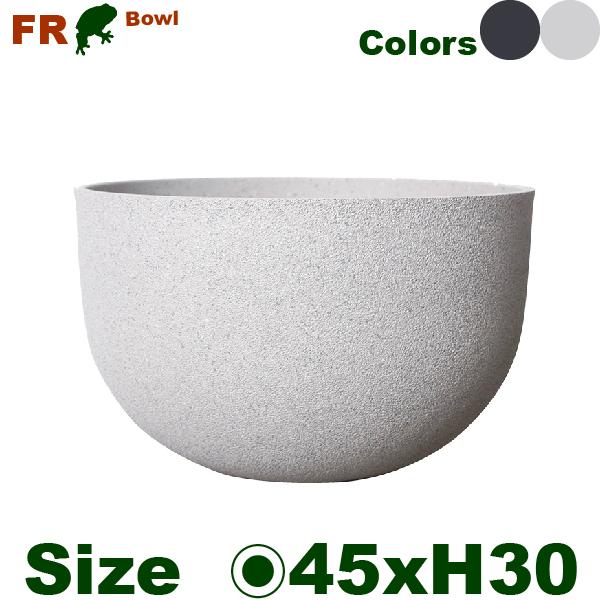 【法人宛限定商品】 FR 盤ストーン H30 FRP花器（直径45cmxH30cm）（底穴なし）  鉢カバー ディスプレイ オフィス | 