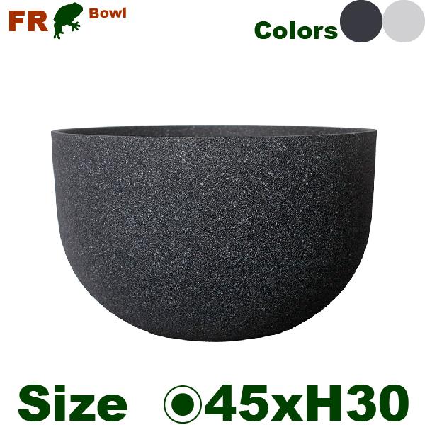 【法人宛限定商品】 FR 盤ストーン H30 FRP花器（直径45cmxH30cm）（底穴なし）  鉢カバー ディスプレイ オフィス |  | 01