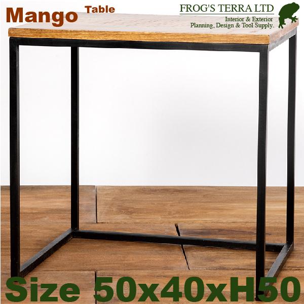 【法人宛限定商品】 RJマンゴー ネスティングテーブル L（W50cmxD40cmxH50cm） 花台 什器 ディスプレイスタンド オフィス | 