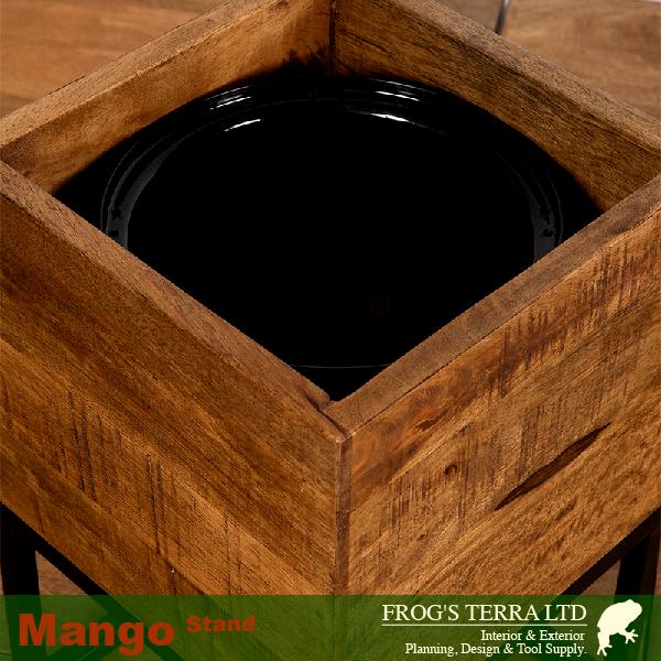 【法人宛限定商品】 RJマンゴー ボックススタンド H60cm（口25.5cmxH60cm） 花台 ディスプレイスタンド オフィス |  | 01