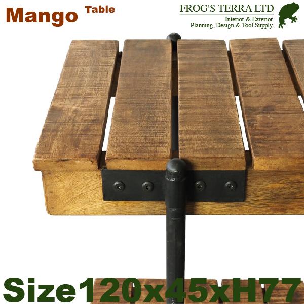 【法人宛限定商品】 RJマンゴー コンソールテーブル キャスター付（W120cmxD45cmxH77cm） 花台 什器 ディスプレイスタンド オフィス |  | 03