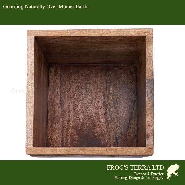 【法人宛限定商品】 AMマンゴー ボックス H27cm（口28.5cmxH27cm） 花台 プランター オフィス |  | 04