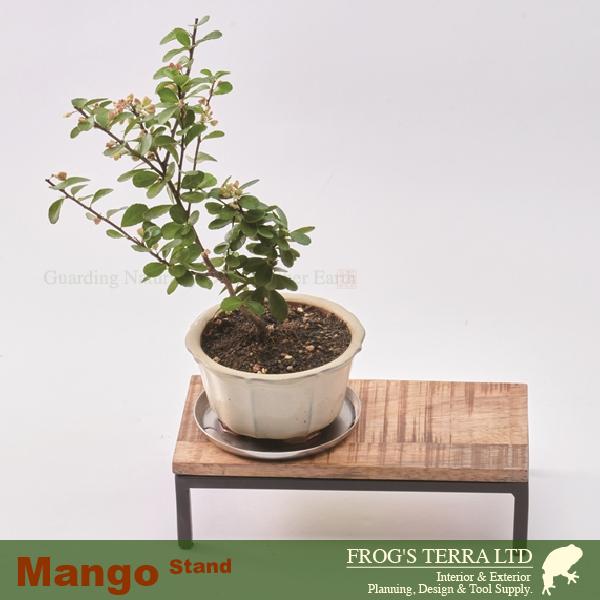 【法人・店舗宛配送限定】 AM マンゴー ペデスタルテーブル 40cm（W40cmxD22cmxH20cm）  花台 ディスプレイスタンド オフィス |  | 03