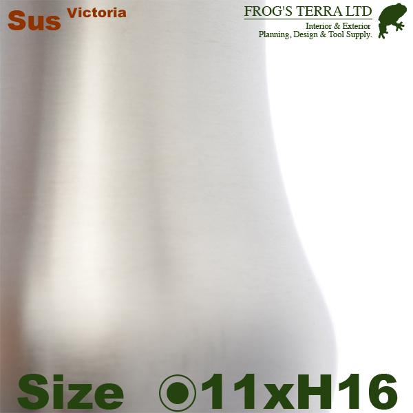 【法人宛限定商品】 ビクトリア M ステンレス花器（直径11.5cmxH16cm）（底穴なし）  鉢 ディスプレイ オフィス |  | 01