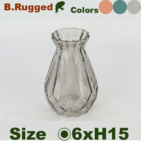 ベースロッコラギッド 18（直径6.5cm×H15cm）（AQUA CULTURE VASE アクアカルチャーベース 水耕栽培 水栽培 多肉植物 ヒヤシンス 花器 フラワーベース 花瓶 ） |  | 02