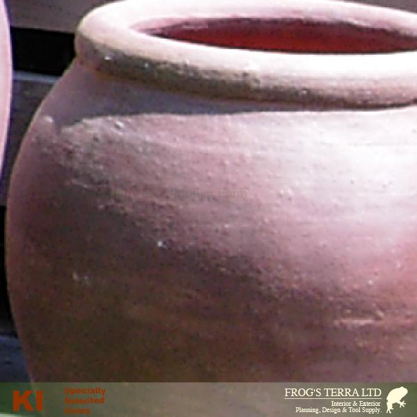 KI  R-07D 睡蓮壷鉢 A-04C S（直径33cm×H33cm）（水鉢/スイレン鉢/ビオトープ）（メダカ鉢/金魚鉢/水生植物/はす鉢） |  | 01