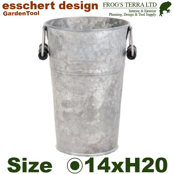 OZ32 オールド ジンクベース S（直径14cm×H20.5cm）花器 傘立て エッシャーデザイン esschert deign | 