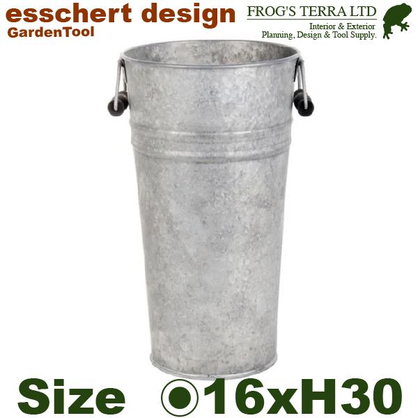 OZ33 オールド ジンクベース L（直径16.5cm×H30cm）花器 傘立て エッシャーデザイン esschert deign | 