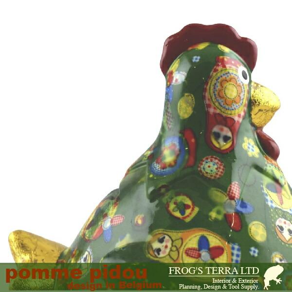 マネーバンク チキン 鶏 Chicken（W17cm×D14cmxH18cm）貯金箱
