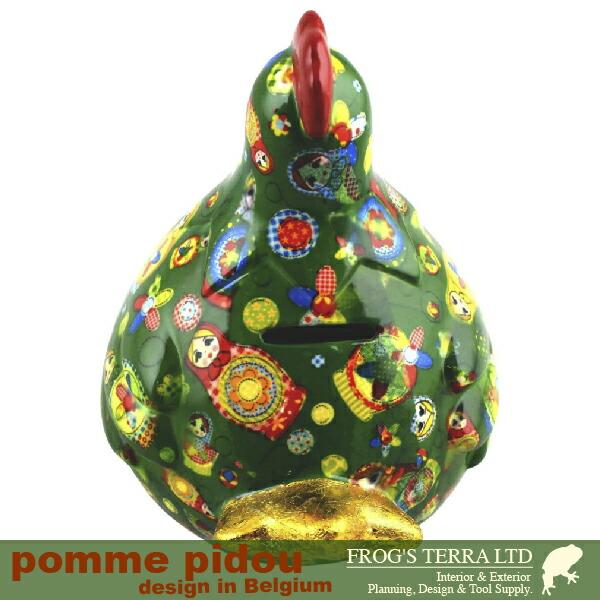 マネーバンク チキン 鶏 AG148-00682（W17cm×D14cmxH18cm）貯金箱