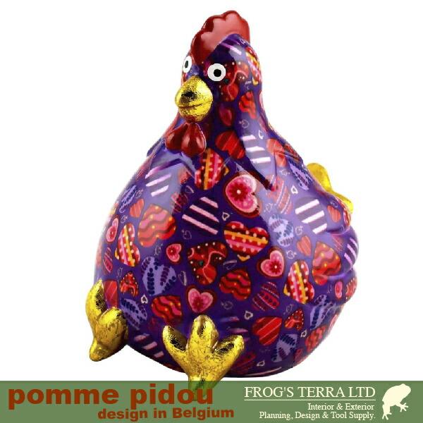 マネーバンク チキン 鶏 Chicken（W17cm×D14cmxH18cm）貯金箱