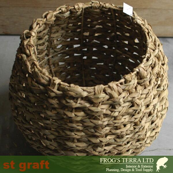 Lush Basket  L  B8212（直径55cm×H50cm）（底穴なし）（植物繊維）（植木鉢/鉢カバー） |  | 06