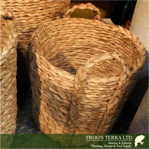 Lush Basket  L  B9262（直径50cm×H51cm）（底穴なし）（植物繊維）（植木鉢/鉢カバー）（プランター/寄せ植え） |  | 04