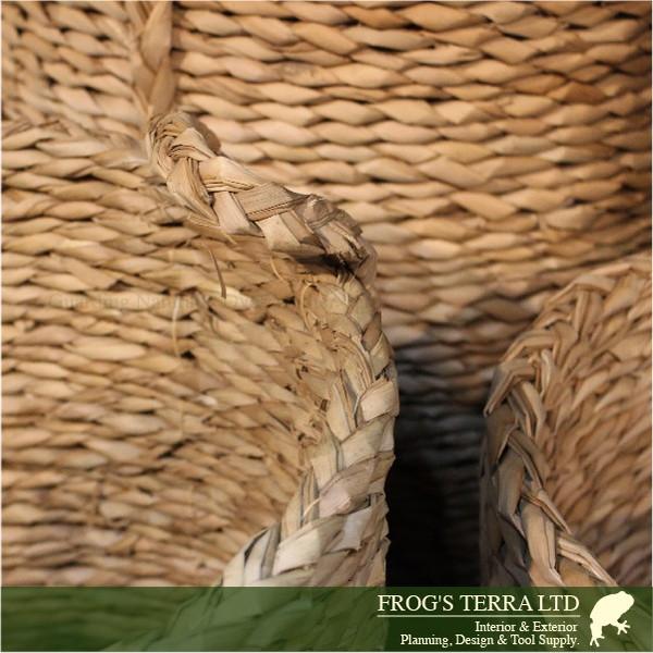 Lush Basket  L  B9262（直径50cm×H51cm）（底穴なし）（植物繊維）（植木鉢/鉢カバー）（プランター/寄せ植え） |  | 05