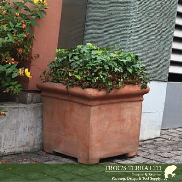 タブポット ベノッチ  足付  S（ロ45cm×H39cm）（底穴あり）（陶器鉢/テラコッタ）（プランター/園芸/寄せ植え/ポット） |  | 03