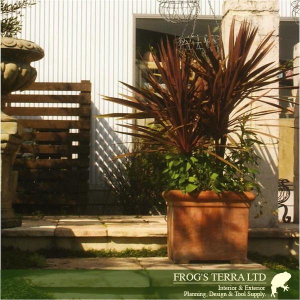 タブポット ベノッチ  足付  S（ロ45cm×H39cm）（底穴あり）（陶器鉢/テラコッタ）（プランター/園芸/寄せ植え/ポット） |  | 04