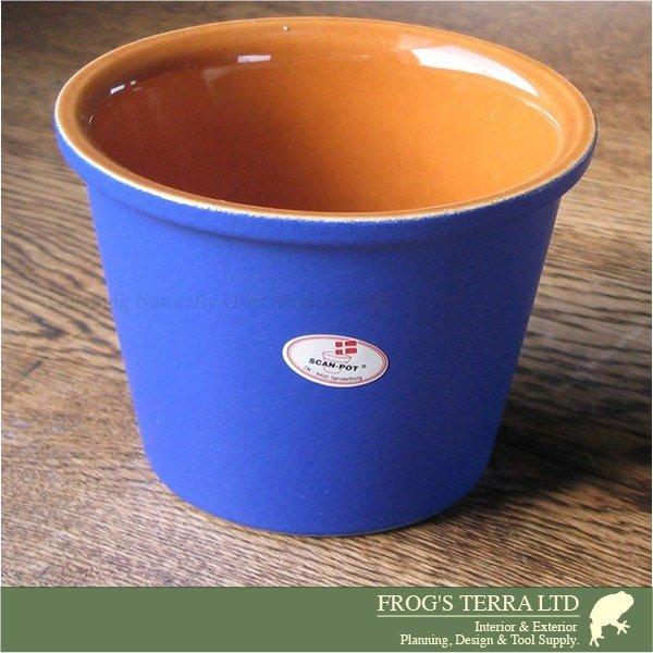 ブルーポット ドイツからの直輸入品 鉢カバー 3個セット（直径12.5cm×H9cm）（穴なし/陶器製） |  | 01