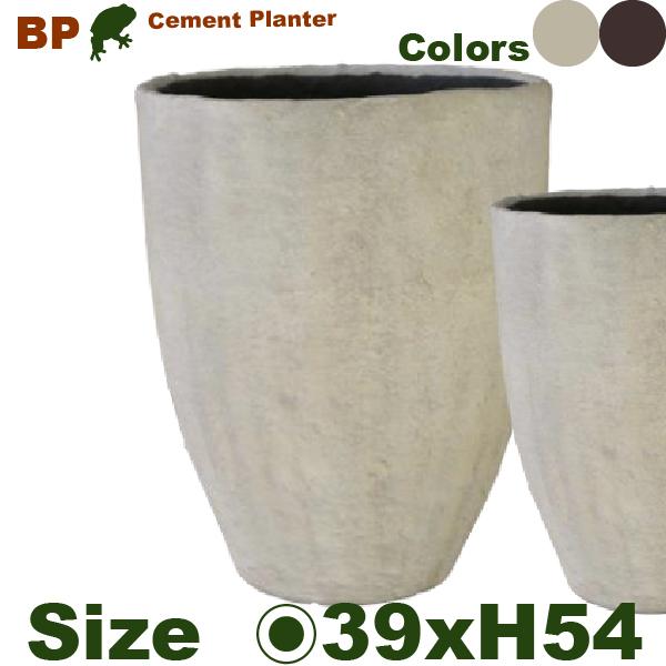 【屋外対応】【法人/店舗宛】MH Cファイバー トール M  BP08-40（直径39cm×H54cm）（底穴なし/あり）Fクレイ |  | 01