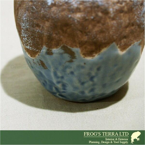 ハーフカラーS・６個セット・C3328（直径8.5cm×H8cm）（底穴なし）（陶器製）（植木鉢/鉢カバー）（プランター/ポット）（観葉鉢/園芸） |  | 02