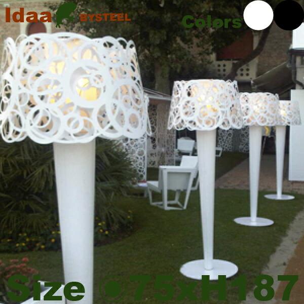 イダー（直径75cm×H187cm）（屋内外用照明）（アルミ製 BYSTEEL 商業施設 ホテル 照明付） |  | 01