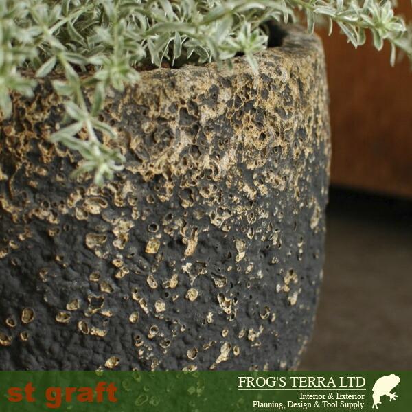 【屋外対応】コーラル 24 Coral（直径24cm×H22cm）（底穴あり）（陶器鉢 テラコッタ プランター 寄せ植え 侘び ポット） |  | 04
