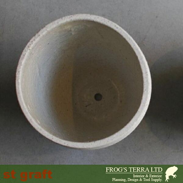 【屋外対応】Pure Pot C2308（直径15cm×H25cm）（底穴あり/受皿付）（陶器製）（プランター/ポット） |  | 02