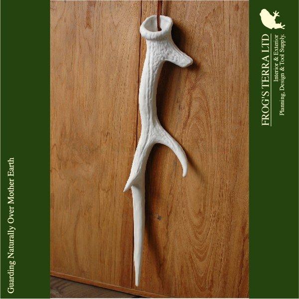 ホーンベース・Horn Vase・陶製・花器・角飾り・C6331（W10cm×D5cm×H46cm）（デコレーション/一輪挿し） |  | 02