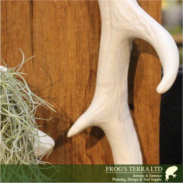 ホーンベース・Horn Vase・陶製・花器・角飾り・C6331（W10cm×D5cm×H46cm）（デコレーション/一輪挿し） |  | 04