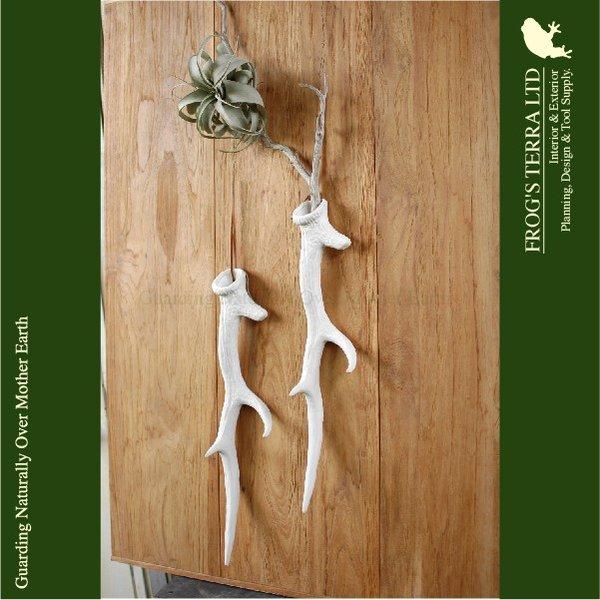 ホーンベース・Horn Vase・陶製・花器・角飾り・C6331（W10cm×D5cm×H46cm）（デコレーション/一輪挿し） |  | 06