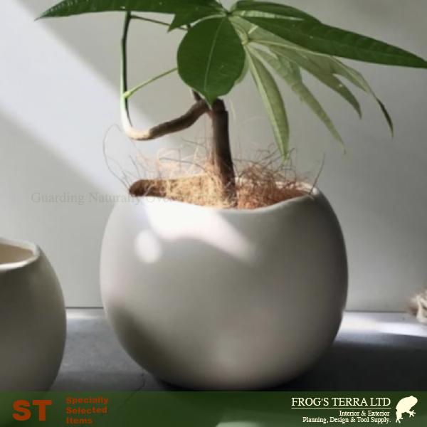 WカバーS・４個セット・C9320（直径10.5cm×H8cm）（底穴なし）（陶器製）（プランター/ポット）（観葉鉢/園芸） |  | 04