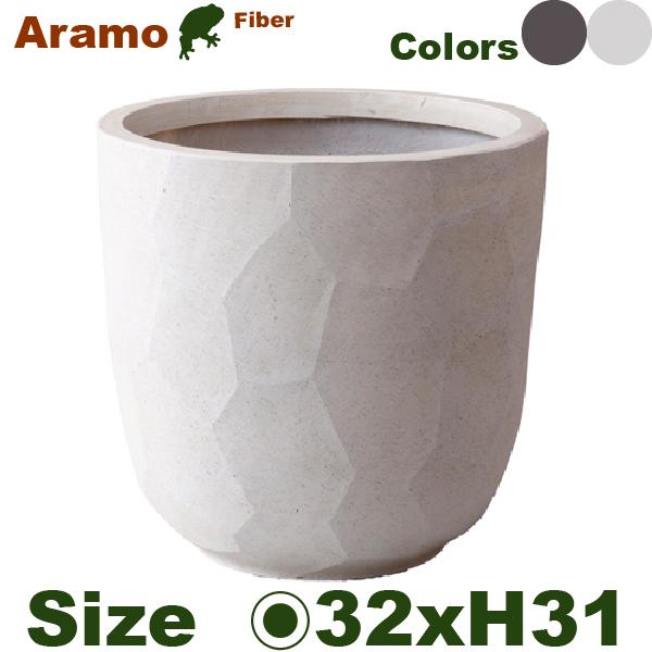 アラモラージ L CGR100L（直径32cm×H31cm）（底穴有）（陶器製 花器 日本の美） | 