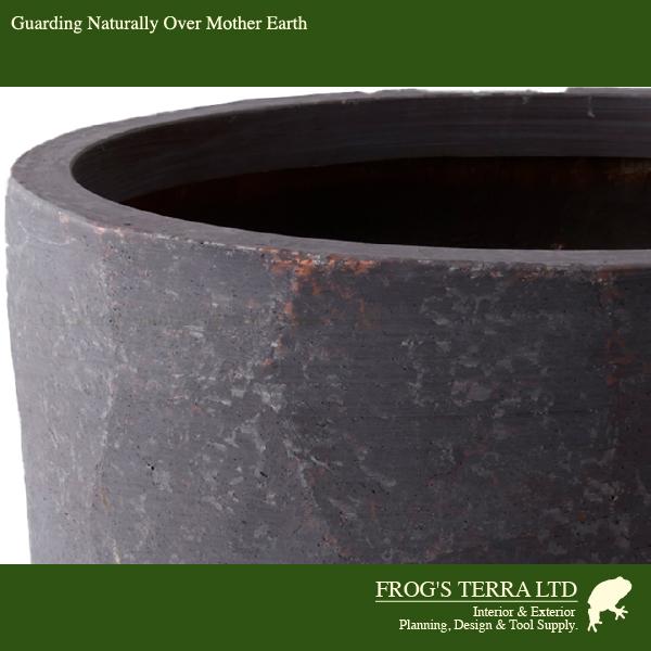 アラモラージ L CGR100L（直径32cm×H31cm）（底穴有）（陶器製 花器 日本の美） |  | 03