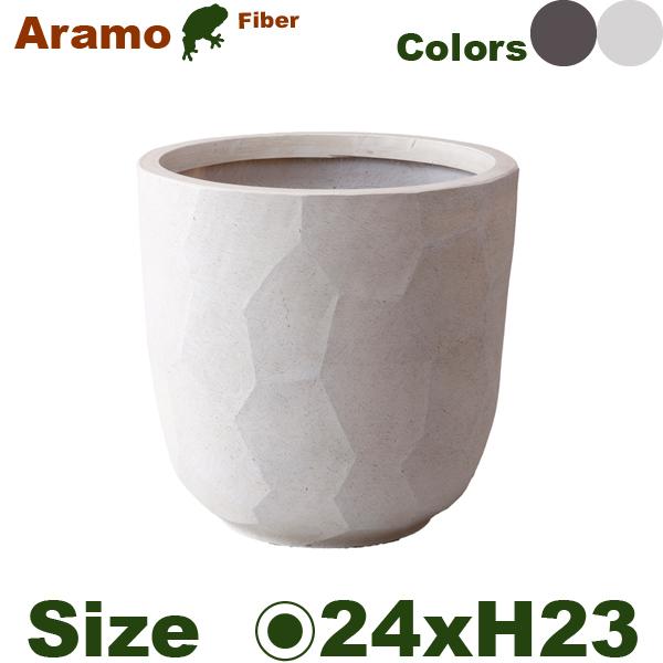 アラモラージ S CGR100S（直径24cm×H23cm）（底穴有）（陶器製 花器 日本の美） | 