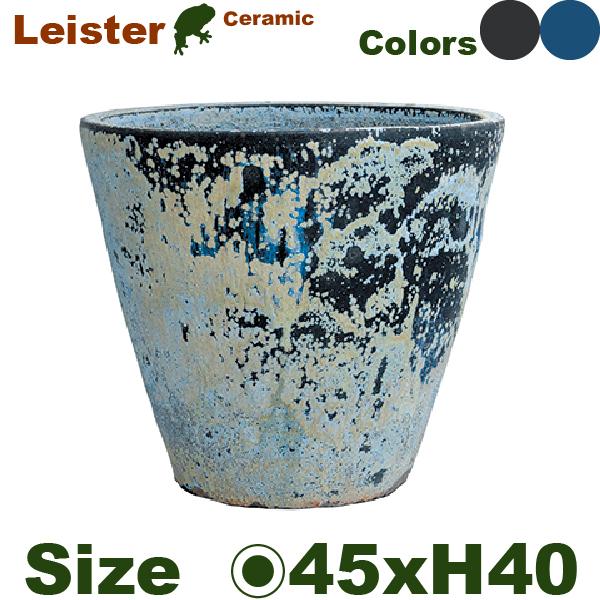 LEISTER ライスター ラウンド  45（直径45cm×H40cm）（底穴あり）（釉薬陶器）（プランター/観葉鉢/鉢/ガーデニング） |  | 01