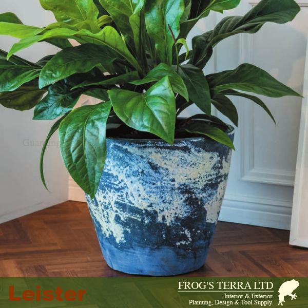 LEISTER ライスター ラウンド  45（直径45cm×H40cm）（底穴あり）（釉薬陶器）（プランター/観葉鉢/鉢/ガーデニング） |  | 02
