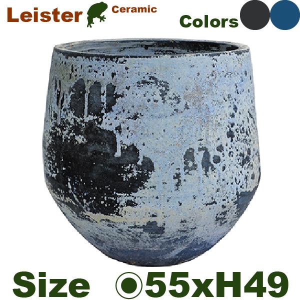 LEISTER ライスター エッグ  55（直径55cm×H49.5cm）（底穴あり）（釉薬陶器）（プランター/観葉鉢/鉢/ガーデニング） |  | 01
