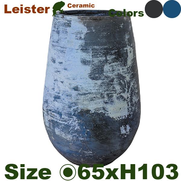 【法人宛限定商品】LEISTER ライスター トール  65（直径65cm×H103.5cm）（底穴あり）（釉薬陶器）（プランター/観葉鉢/鉢/ガーデニング） |  | 01