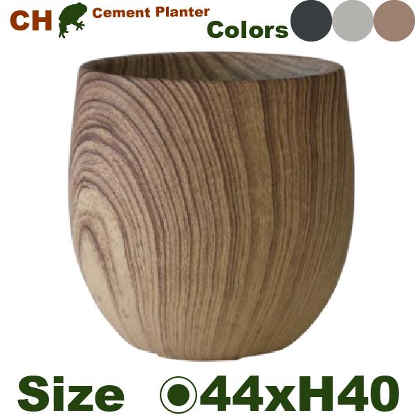 セメントファイバー ラウンド M  CH02-44（直径44cm×H40cm）（底穴あり）ファイバークレイ |  | 01
