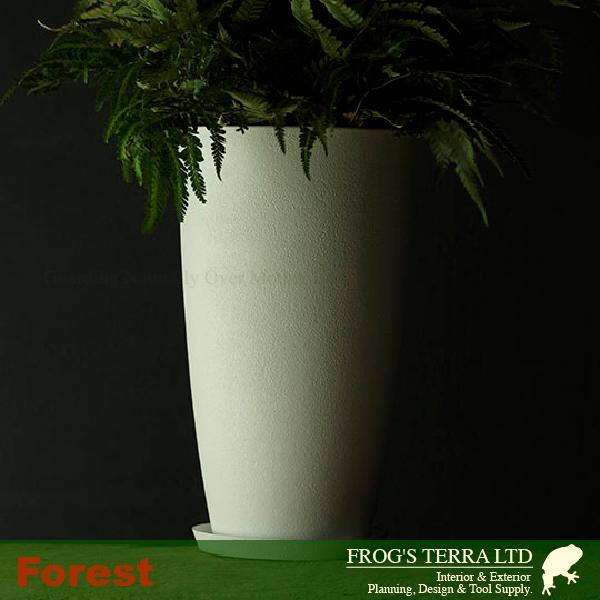 MM フォレスト トール M 2個セット（直径29cm×H50cm）（底穴あり/受皿付）（再生プラ）（植木鉢/鉢カバー）（プランター/園芸/寄せ植え/ポット） |  | 04