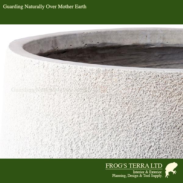 ベローナ アンフレ M CO-003M（直径34cm×H35.5cm）（底穴有）（陶器製 花器 日本の美） |  | 02