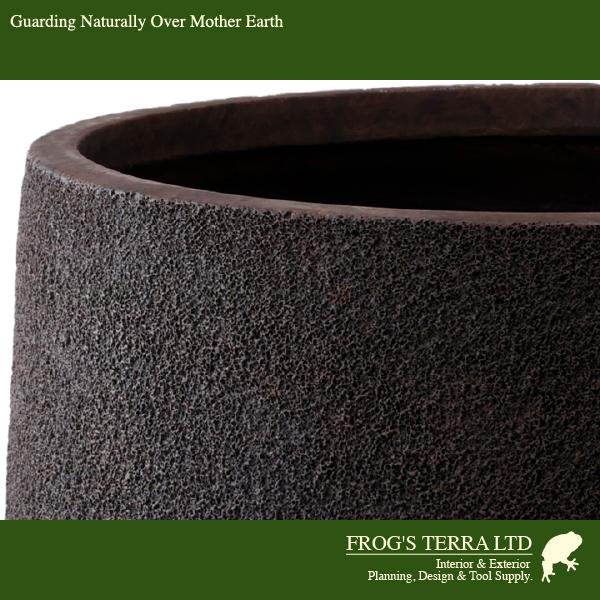 ベローナ アンフレ M CO-003M（直径34cm×H35.5cm）（底穴有）（陶器製 花器 日本の美） |  | 03