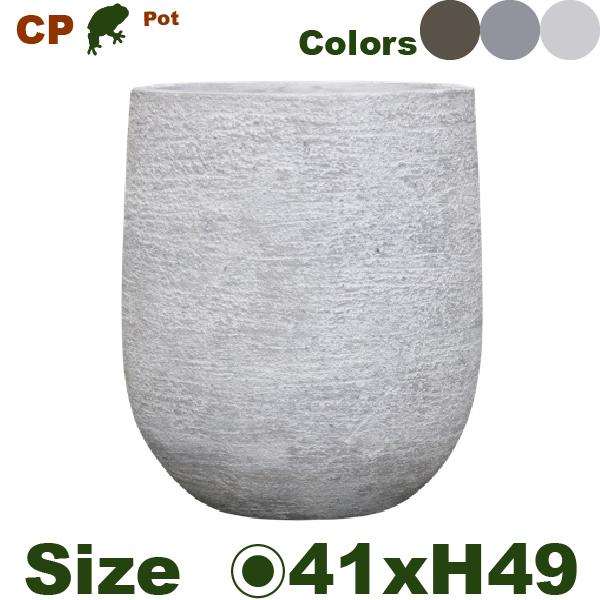 CP001 L（直径41cm×H49cm/14号）（底穴あり）（セメントファイバー）（プランター/ポット/鉢） |  | 01