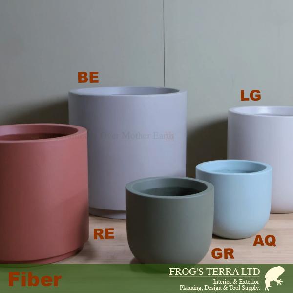 CP021 S（直径22cmxH20cm）（底穴あり）（セメントファイバー）（プランター/ポット/鉢） |  | 05